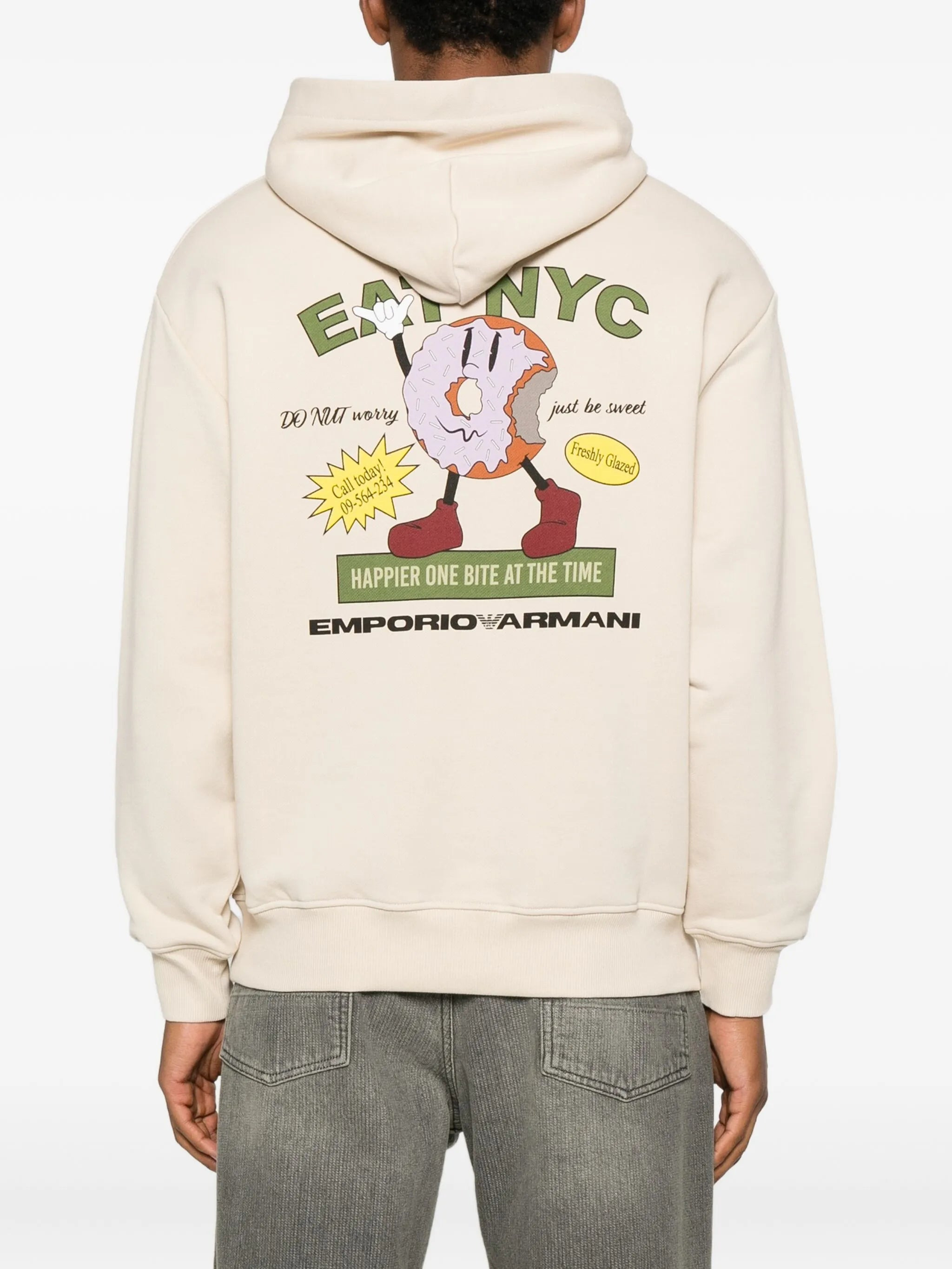 Emporio Armani Graphic-print Hoodie - 3