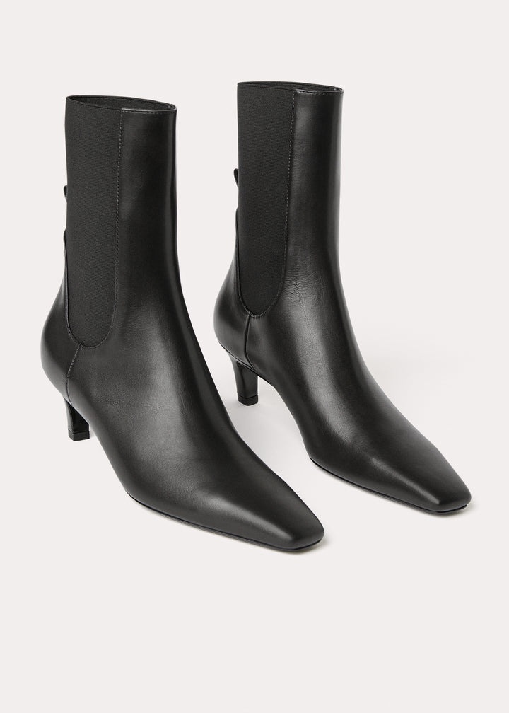 The mid heel boot black - 3