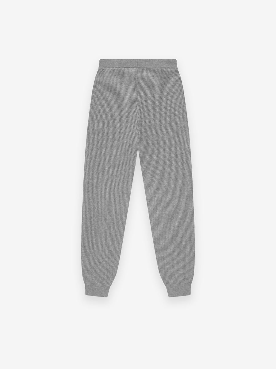 Womens Waffle Fitted Sweatpant - 2