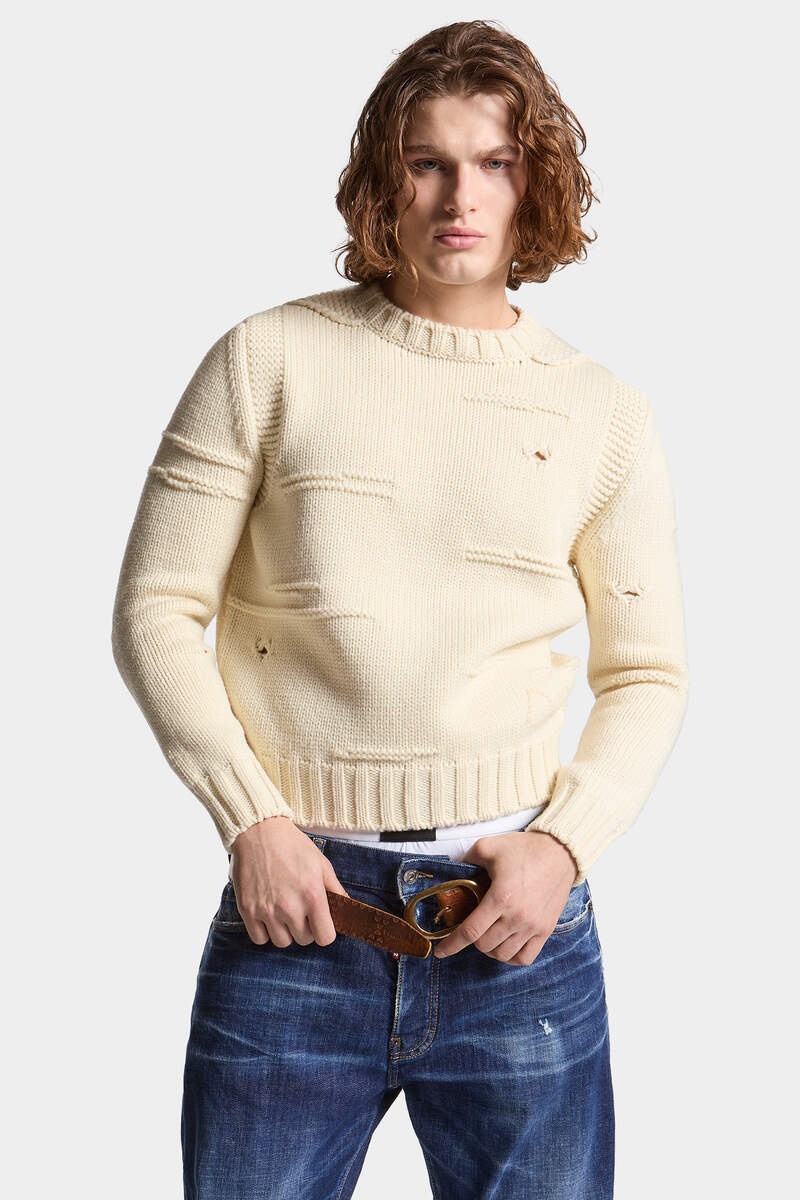 WOOL KNIT JUMPER - 3