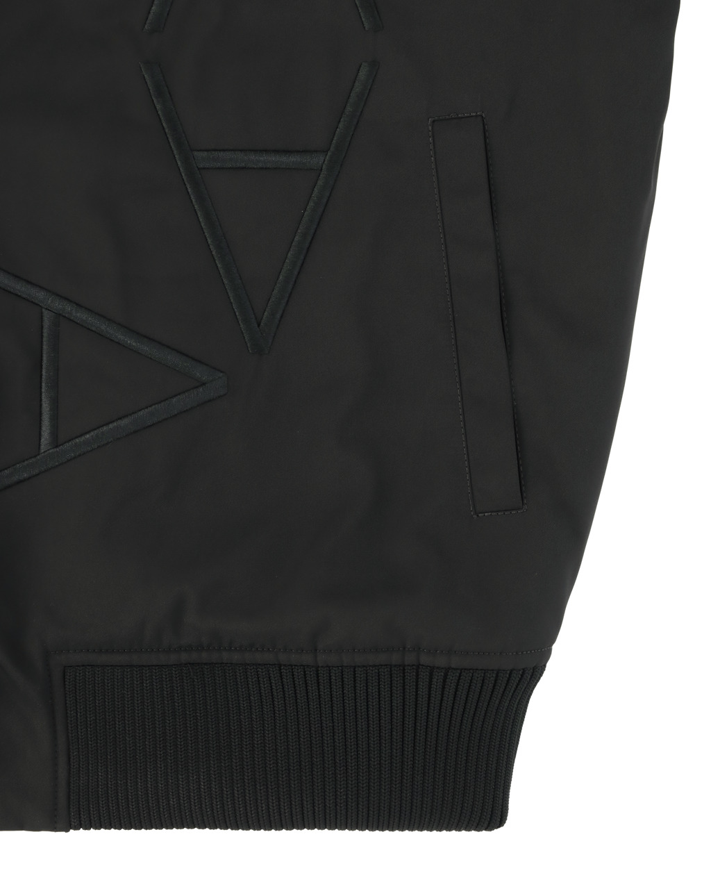NYLON LOGO VARSITY JACKET - 7