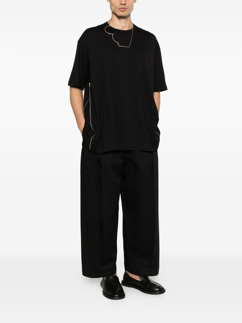 Comme des Garçons SHIRT zip-detail T-shirt outlook