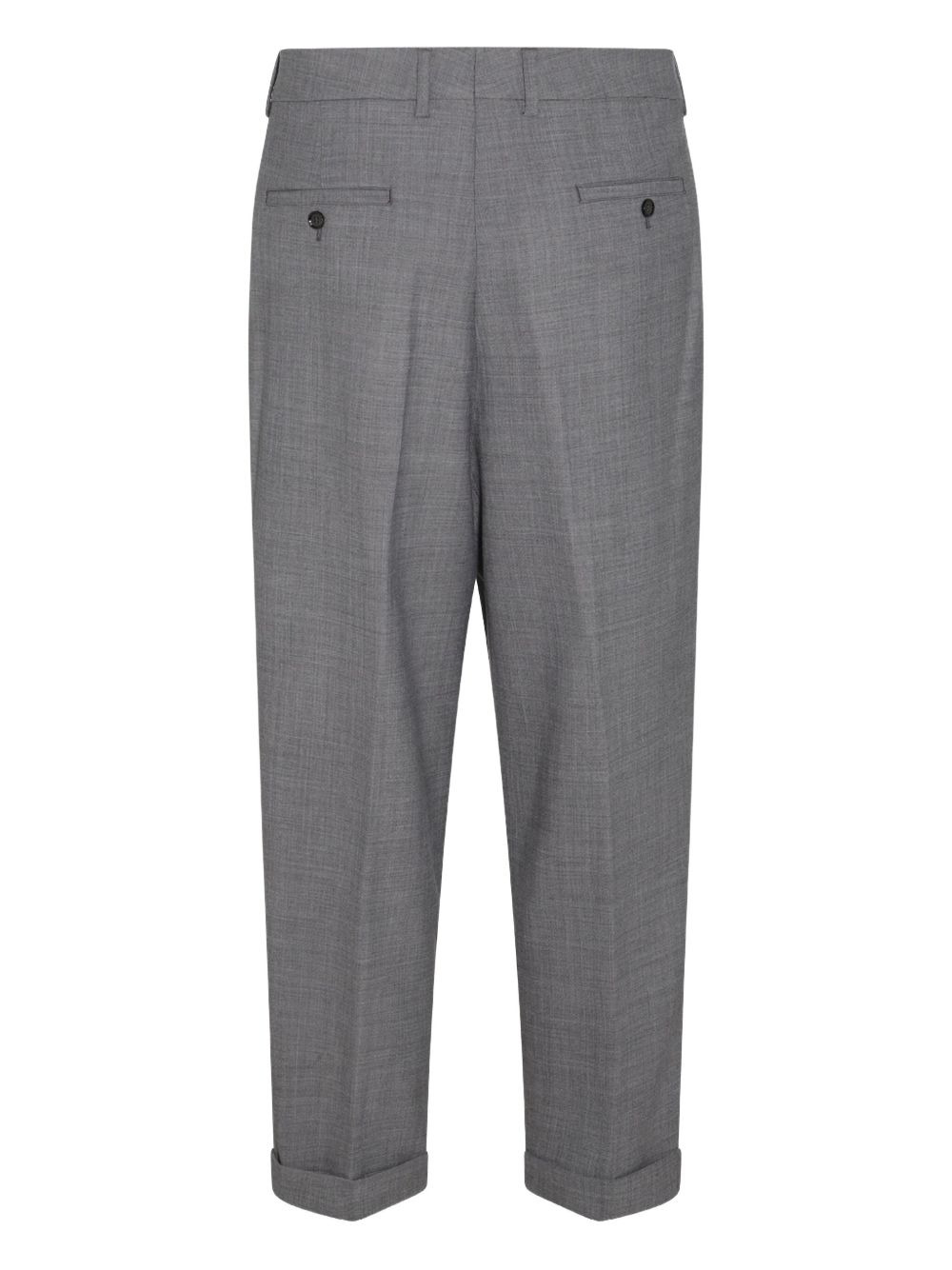 tailored tapered cropped trousers - 2
