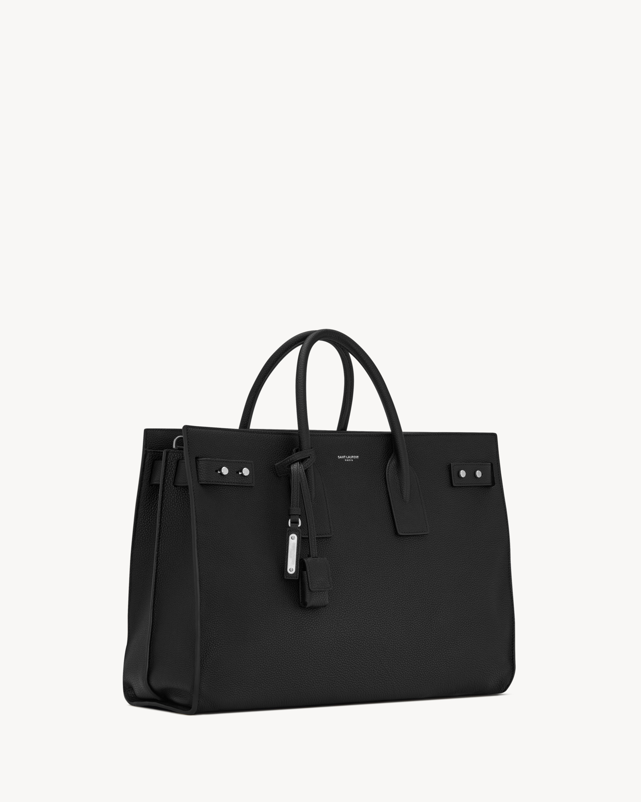 SAC DE JOUR THIN LARGE IN GRAINED LEATHER - 5