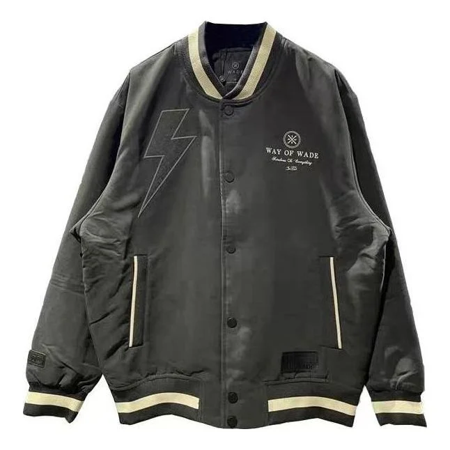 Li-Ning Way Of Wade Logo Baseball Jacket 'Black' AJMT025-6 - 1