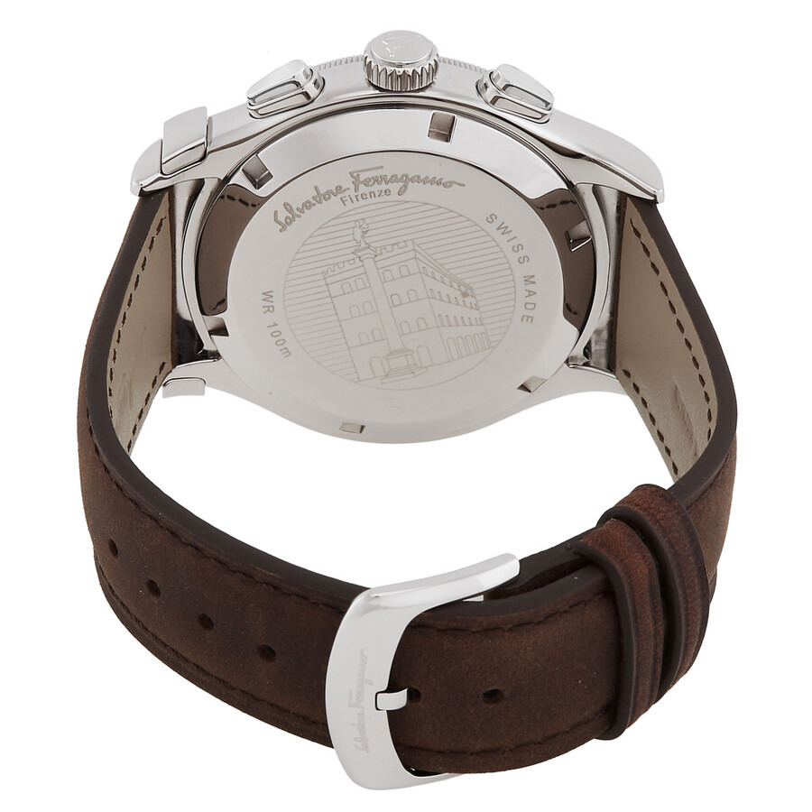 Ferragamo 1898 Sport Chronograph Quartz Brown Dial Men's Watch SFYL01422 - 3