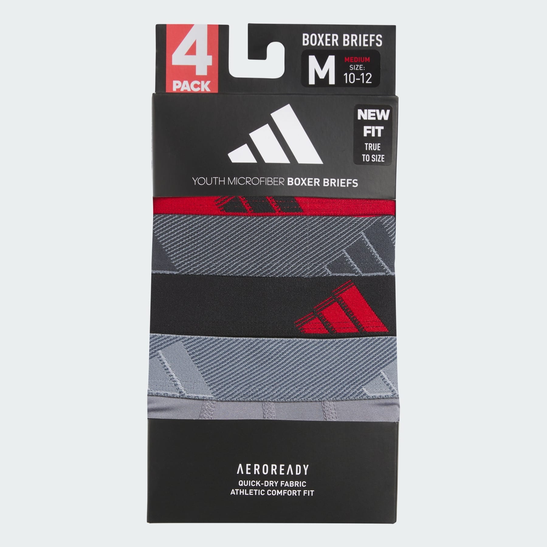 Youth Microfiber Boxer Briefs 4-Pack - 2