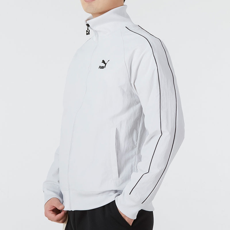 Puma T7 Crinkled Track Jacket 'White' 535557-72 - 5