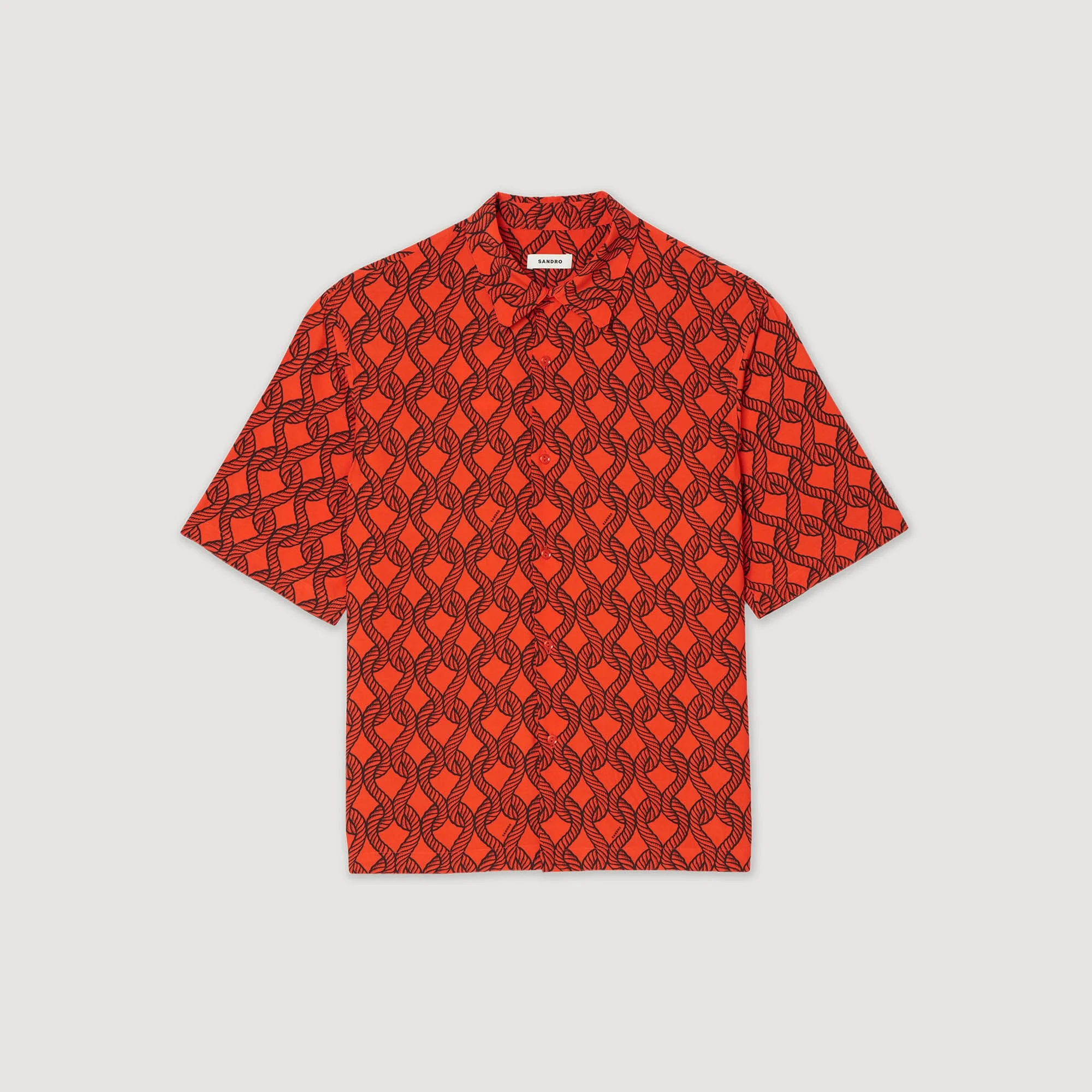 LOOSE-FIT ROPE PRINT SHIRT - 1