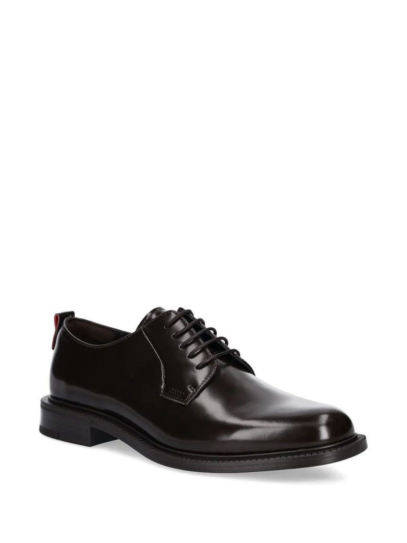 HUGO leather lace-up derby shoes outlook