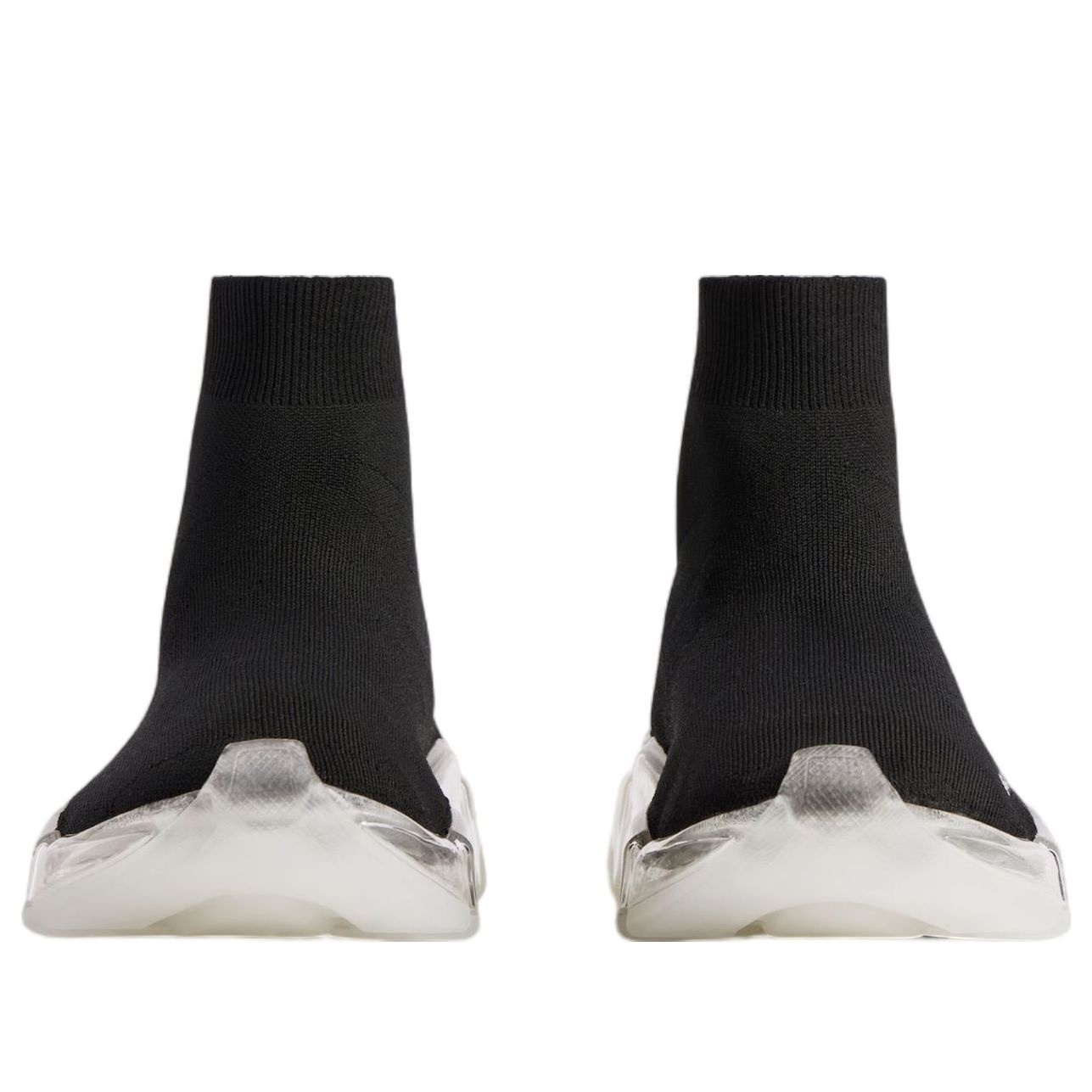 (WMNS) Balenciaga Speed 2.0 'Black Clear Sole' 617196W2DC41090 - 4