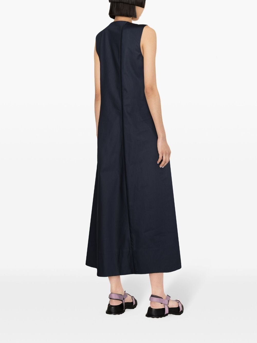 tie-fastening maxi dress - 4