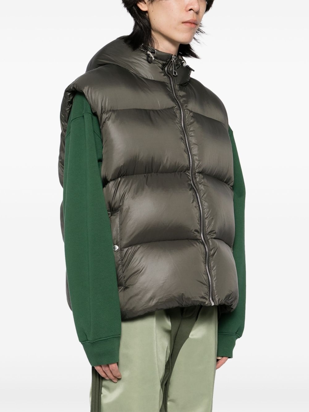 hooded gilet - 3