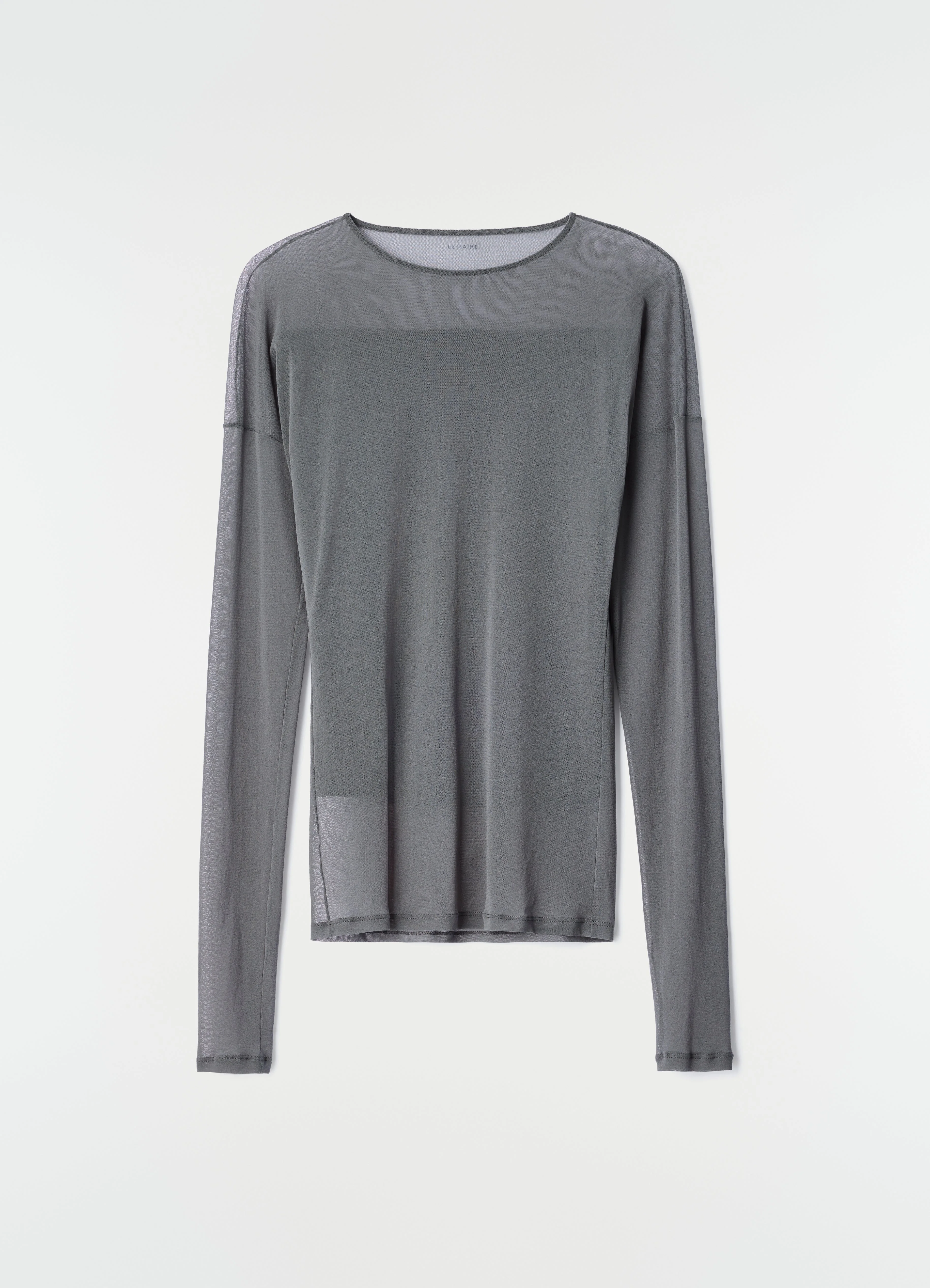 LONG-SLEEVE BALLERINA-STYLE TOP IN MESH JERSEY - 1