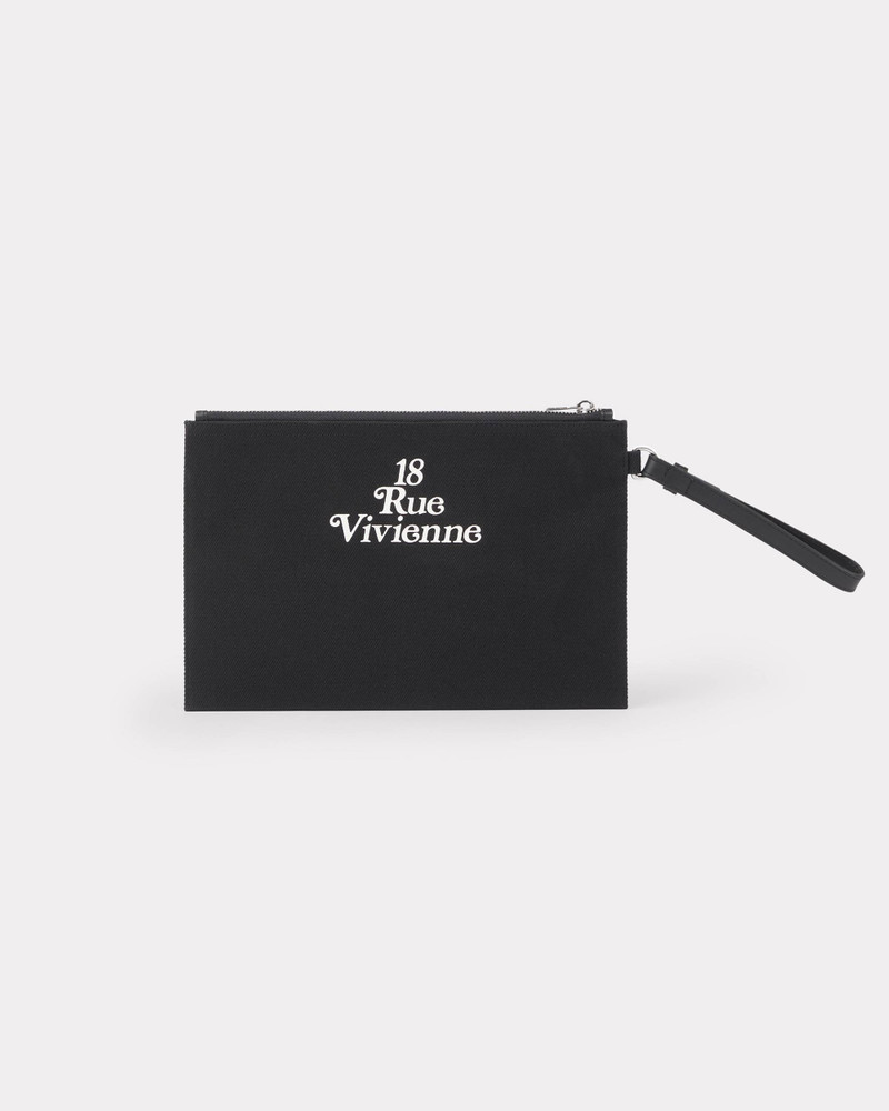 KENZO 'KENZO Utility' large canvas pouch outlook