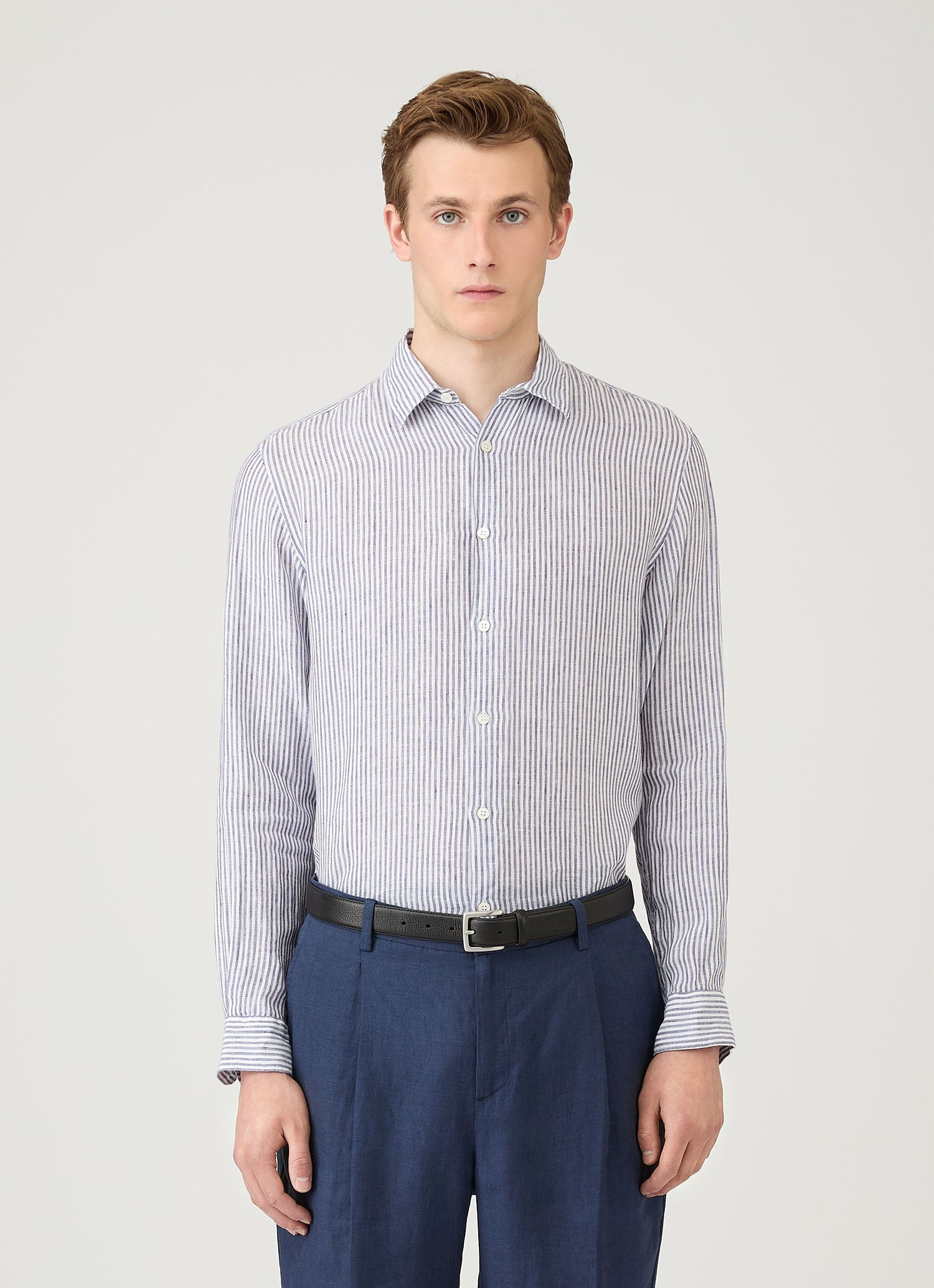 Linen Long Sleeve Shirt - 2