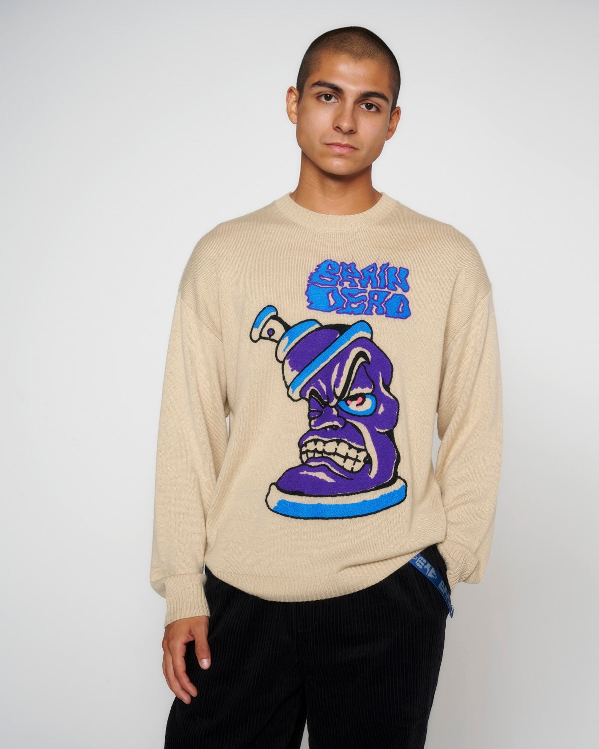 Spray Can Sweater - Natural - 4