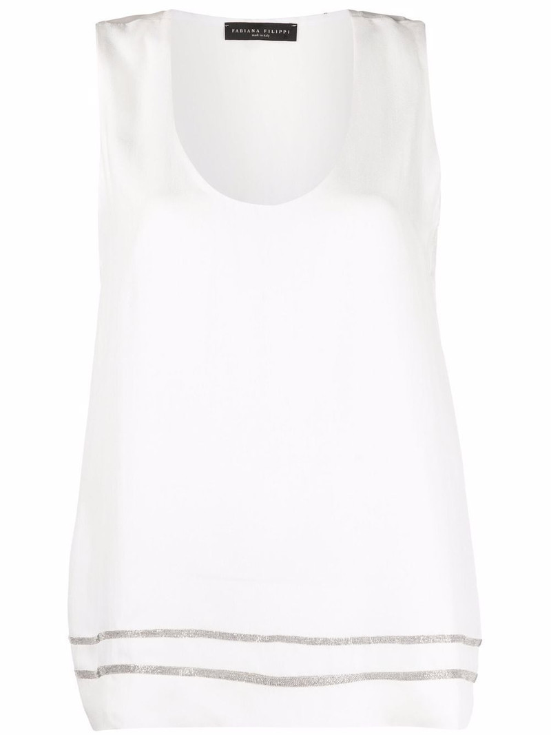 chain-link trim vest top 1