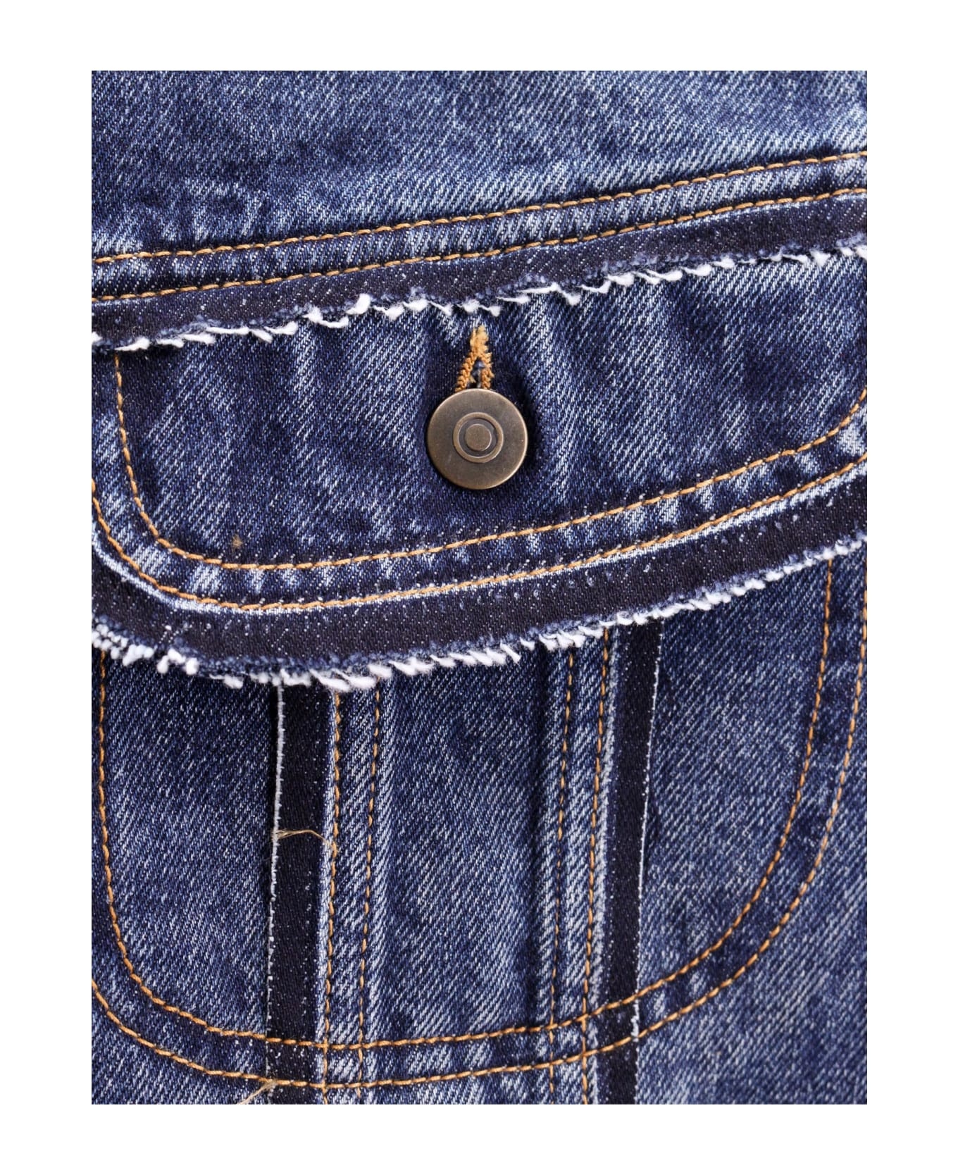 Denim Jackets In Blue Cotton - 3