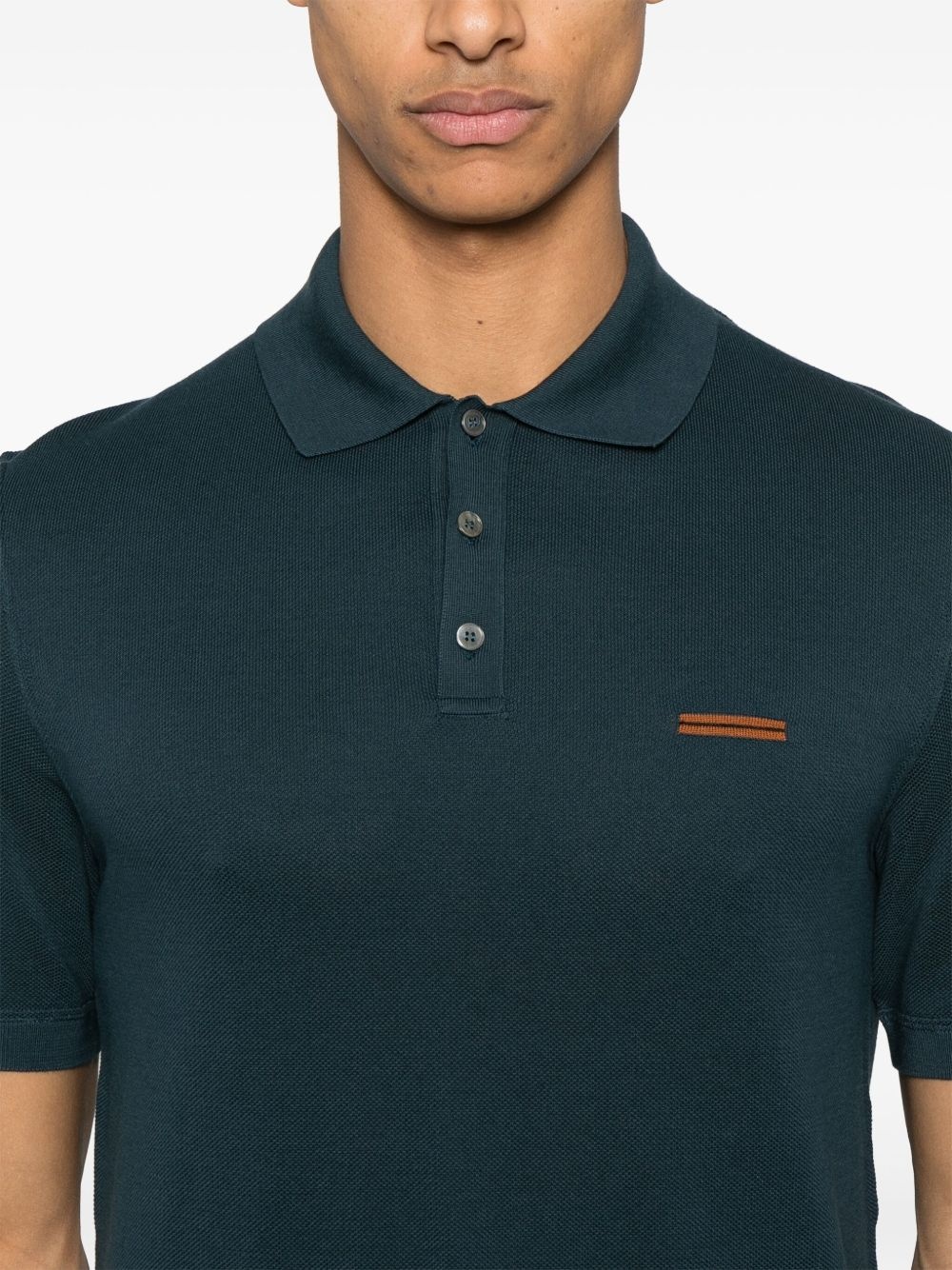 cotton polo shirt - 4