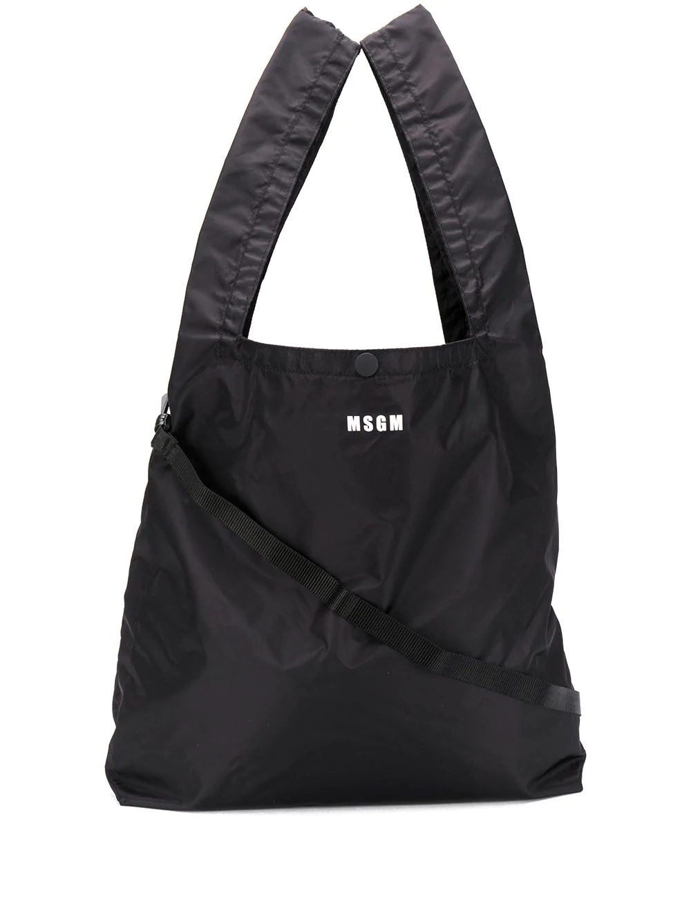 logo-print tote bag - 1