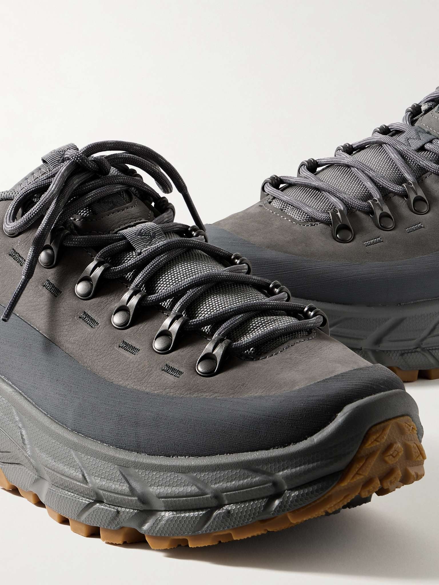 Tor Summit Rubber-Trimmed Nubuck and Mesh Sneakers - 5