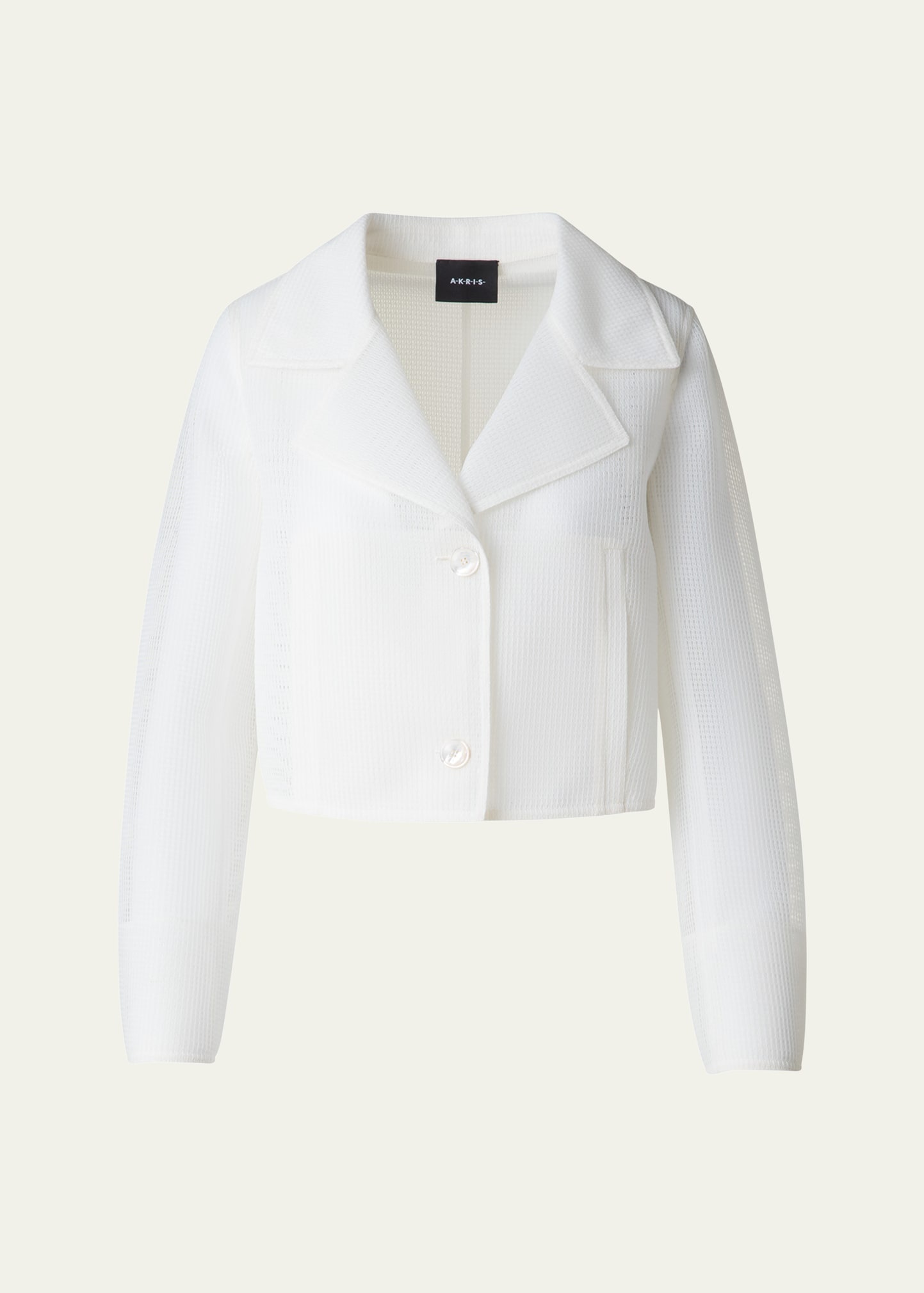 Alice Double Layer Techno Grid Trench Jacket - 1
