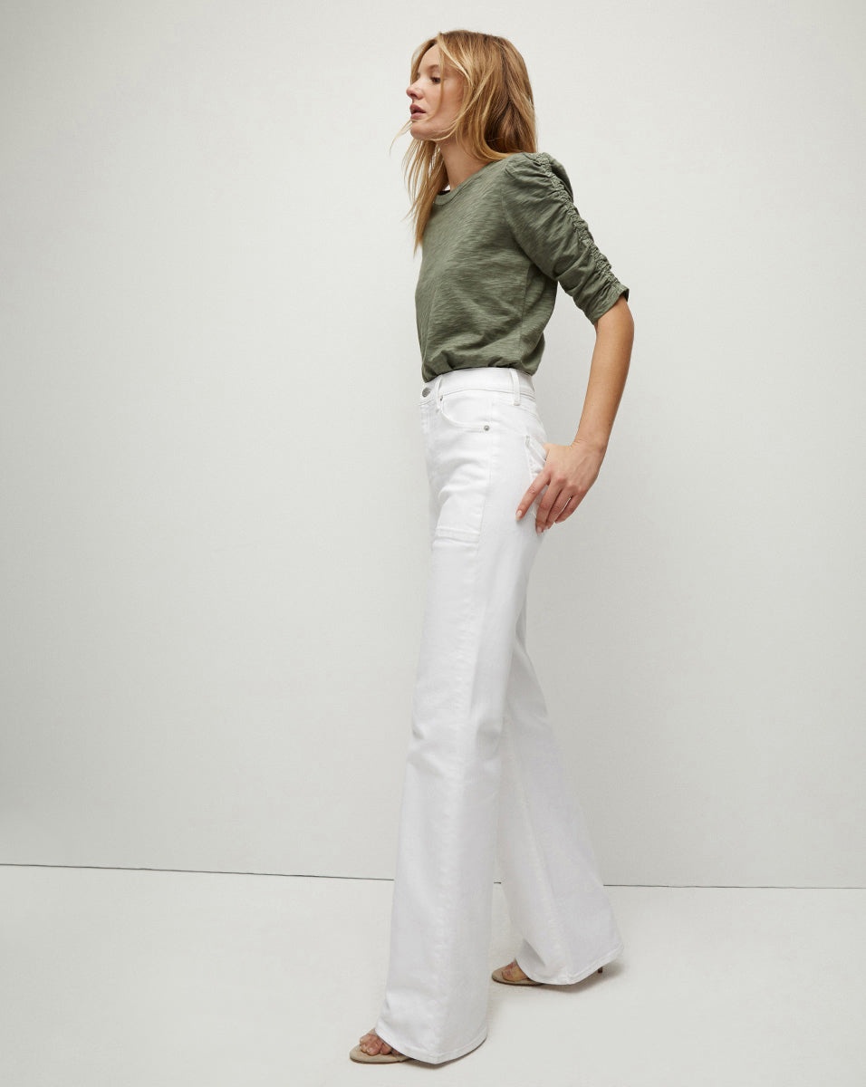 CROSBIE SLIM WIDE-LEG JEAN | PATCH POCKETS - 5