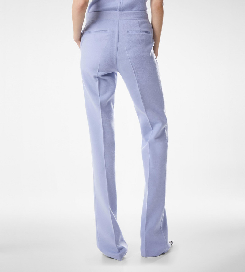 DOUBLE FACE LIGHT WOOL TAILORED STRAIGHT PANTS 4