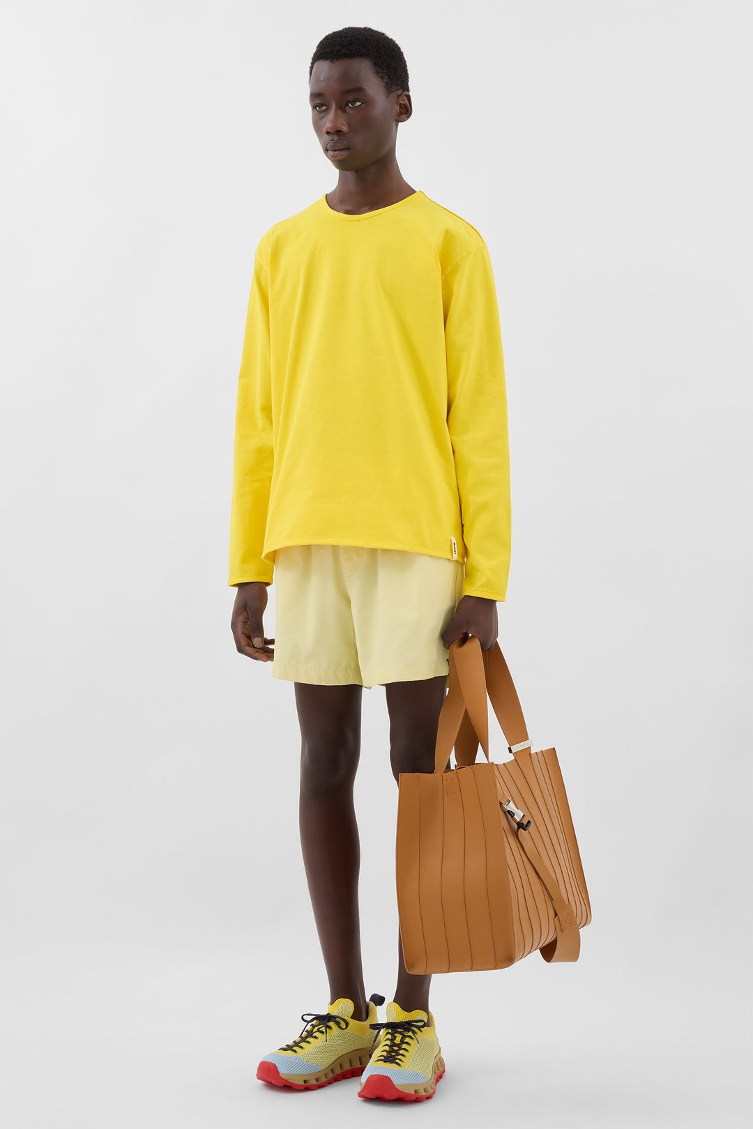 EVERYDAY CLASSIC LONGSLEEVE T-SHIRT / yellow - 3