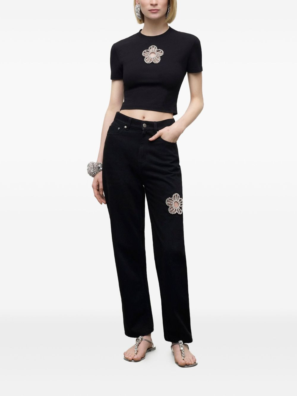 crystal-flower jeans - 2