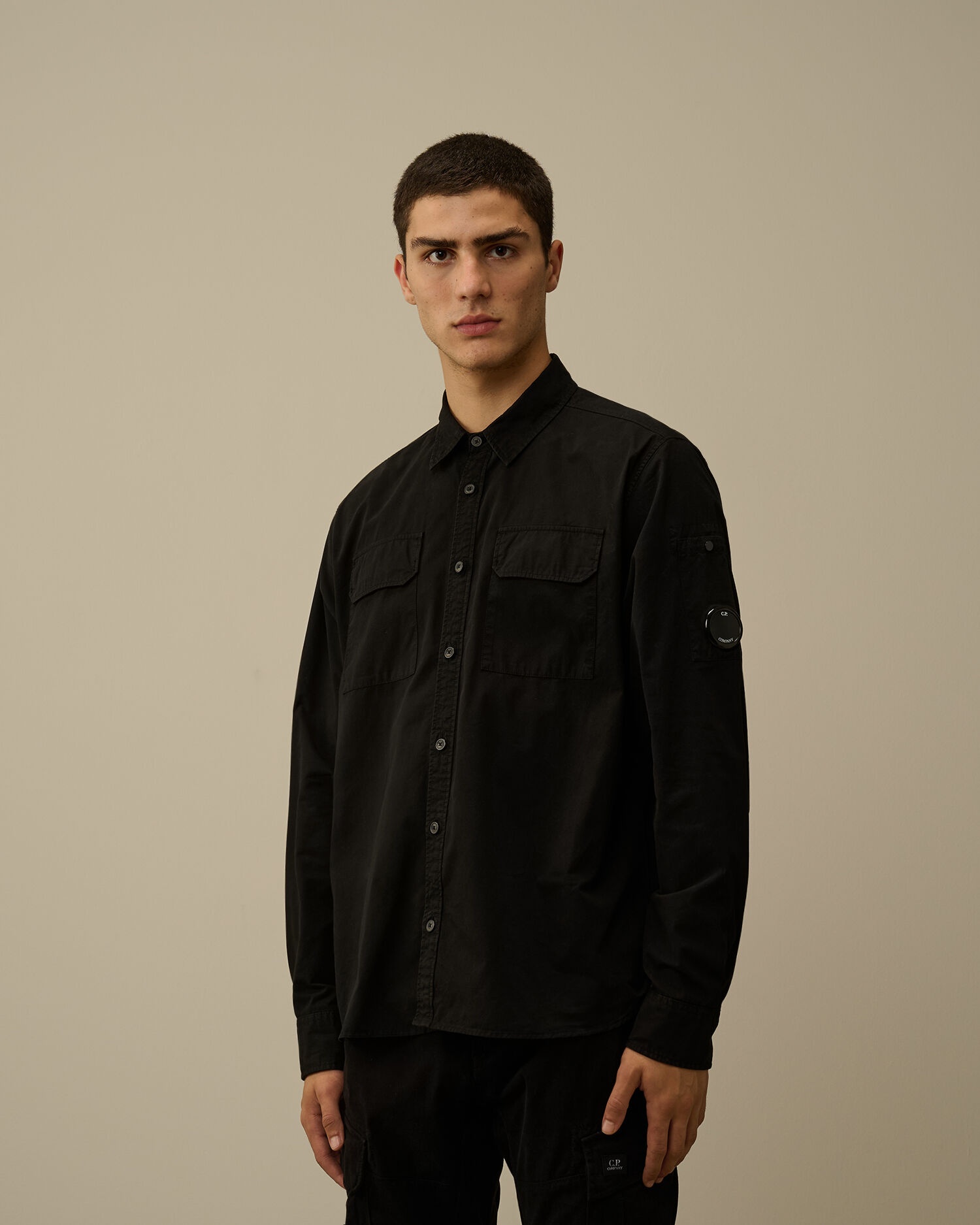 Organic Gabardine Buttoned Lens Shirt - 2
