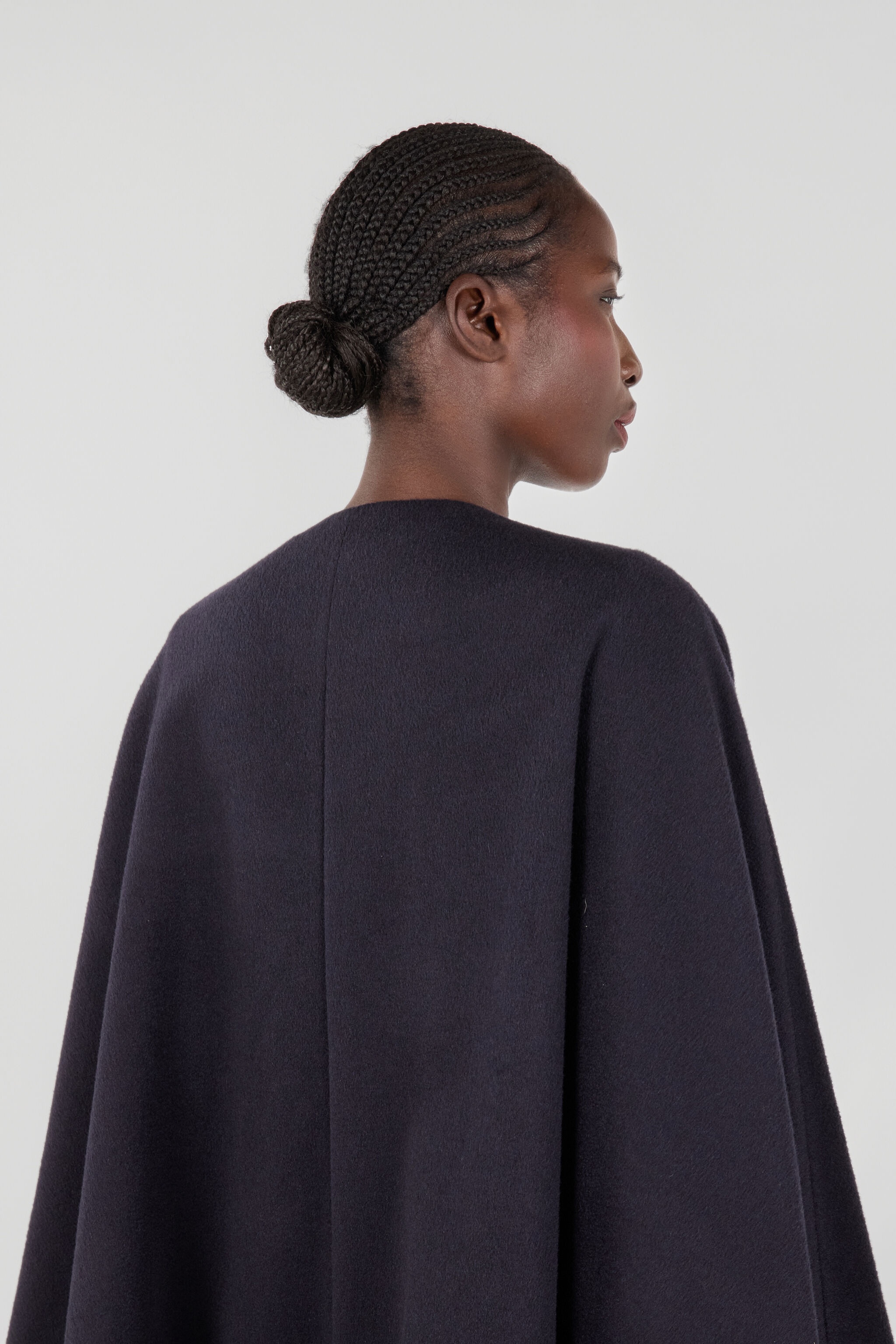 Cashmere-Blend Cape Coat - 6