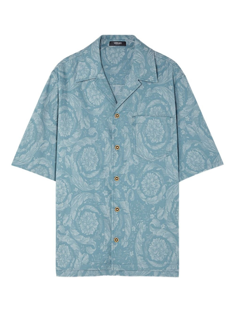Barocco-print short-sleeve shirt 1