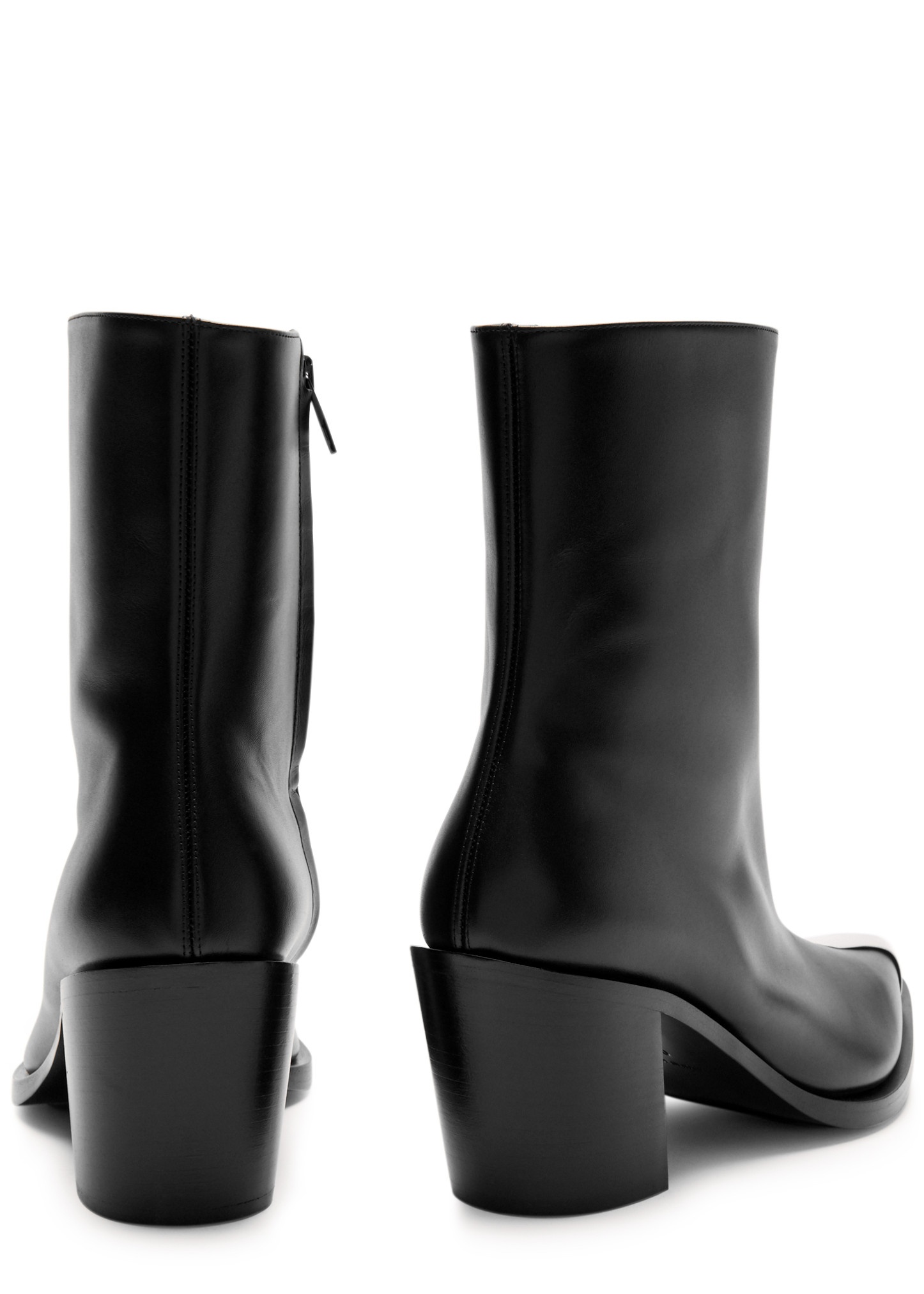 Leather ankle boots - 4