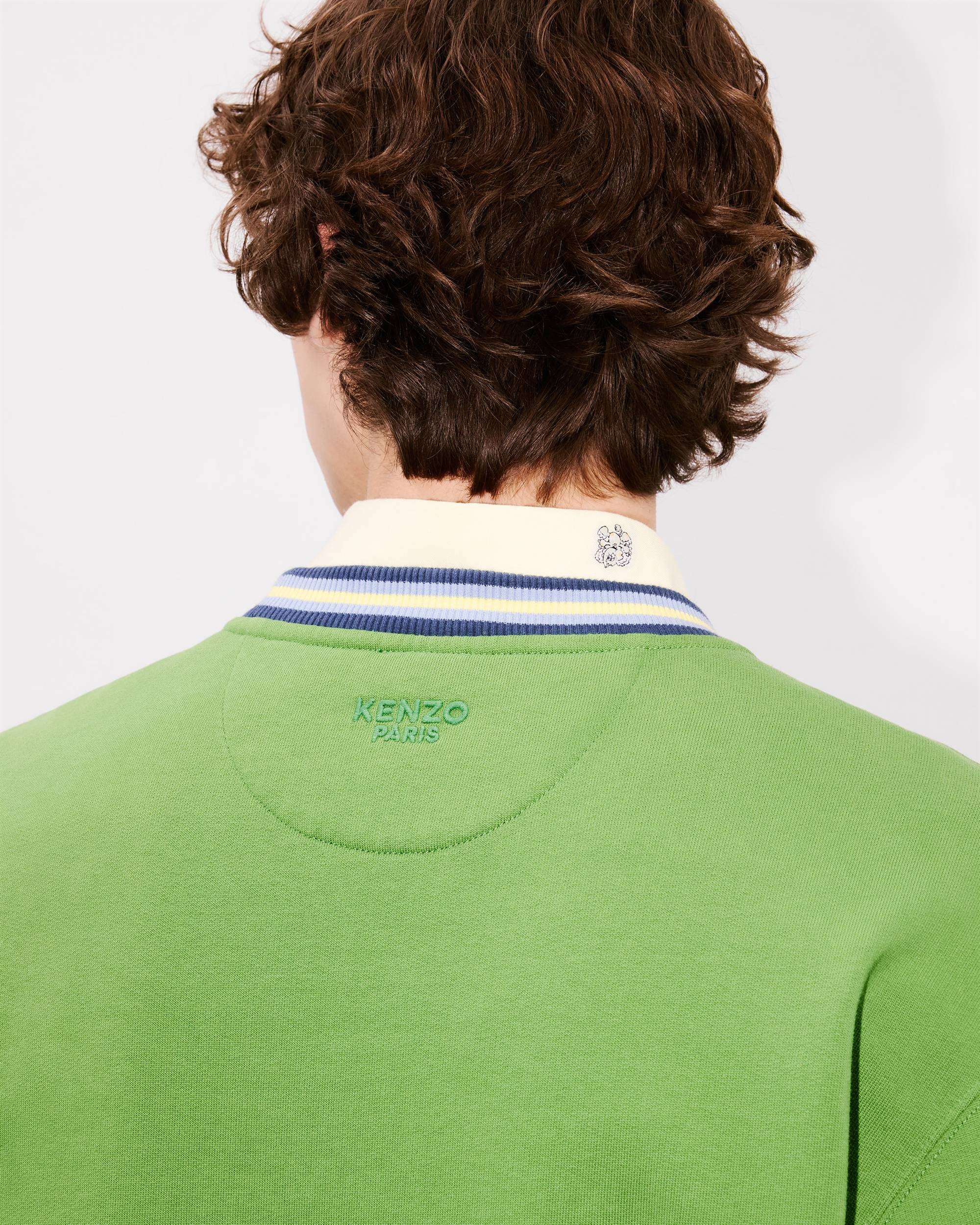 'KENZO Elephant Logo' embroidered sweatshirt in cotton - 7