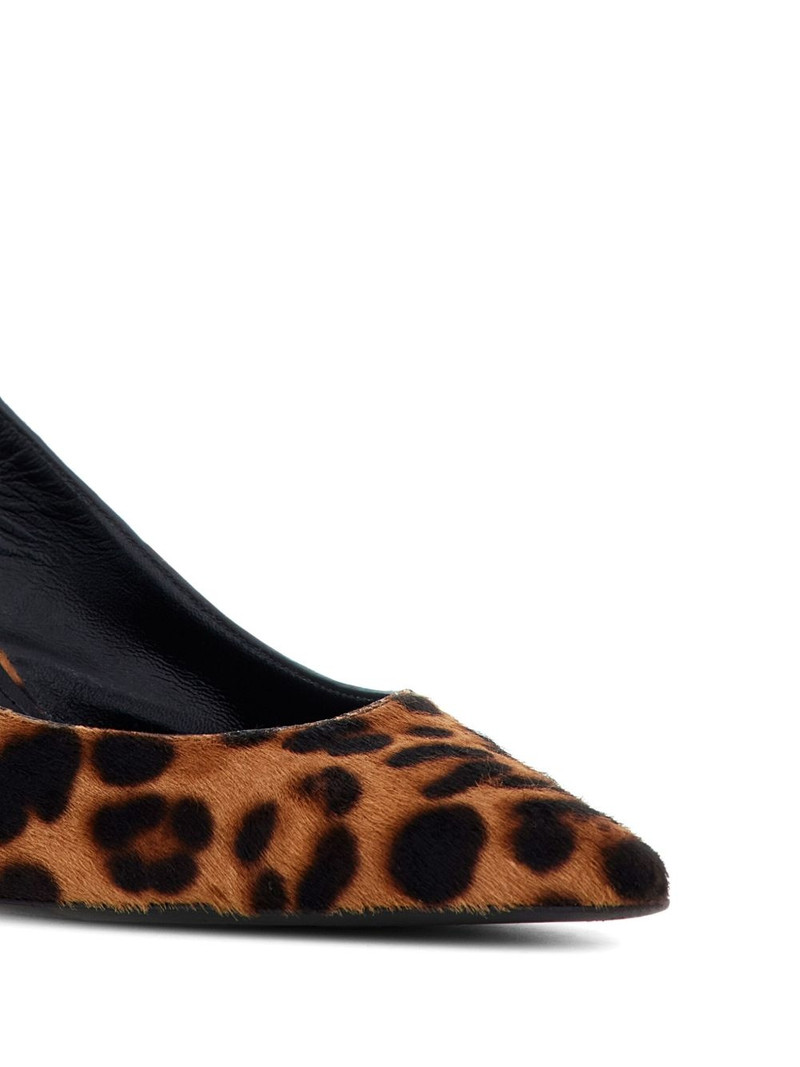 leopard-print slingback pumps 5