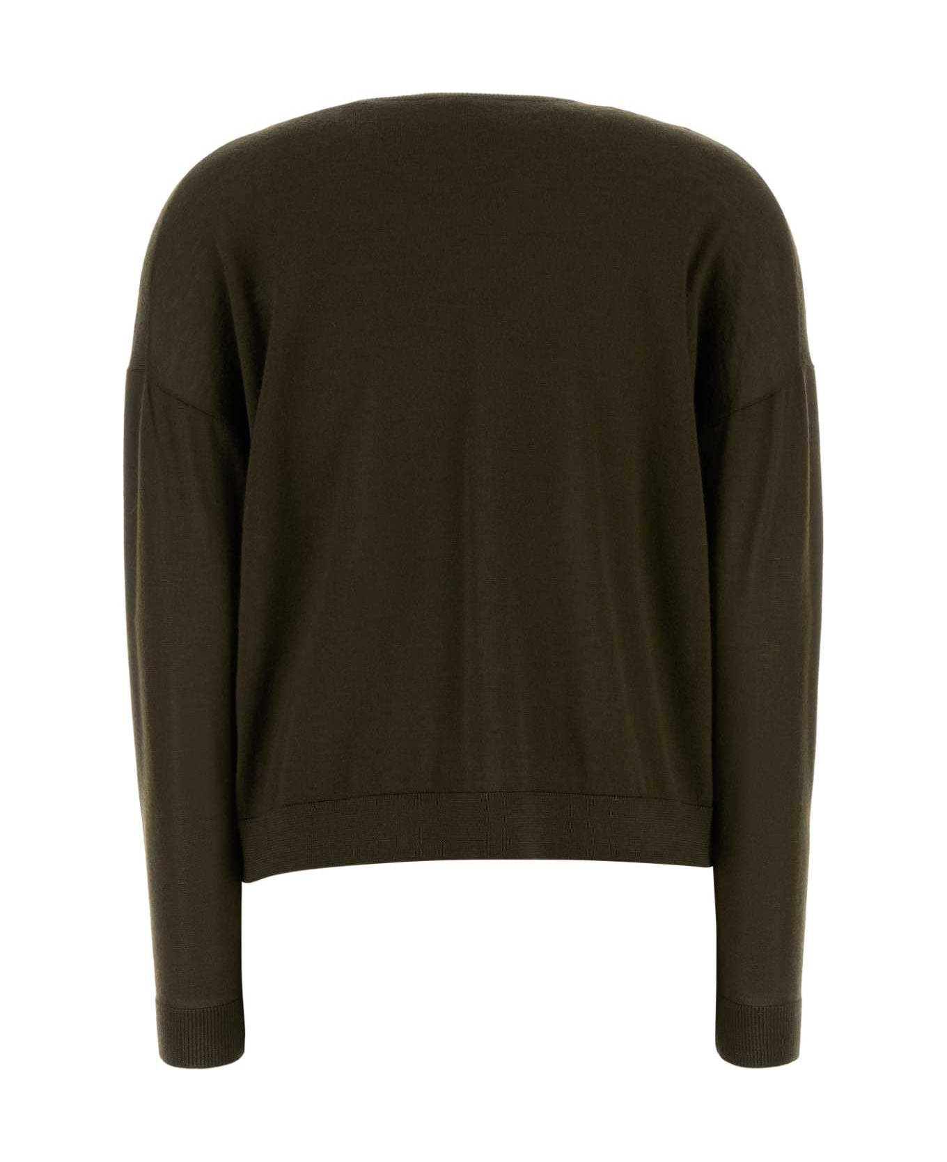 Bottle Green Cashmere Sweater - 2