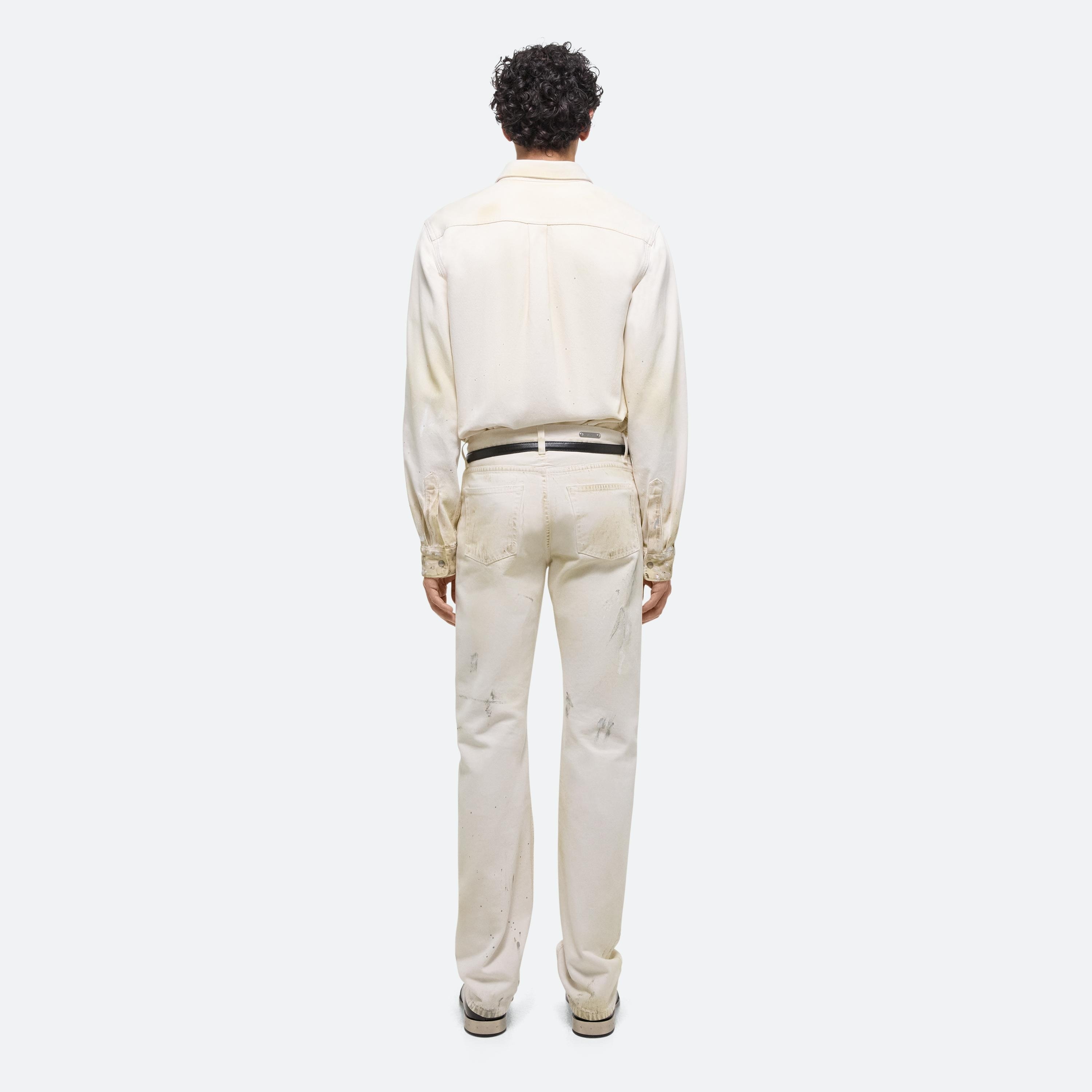 LOW-RISE PAINTED JEANS - 4