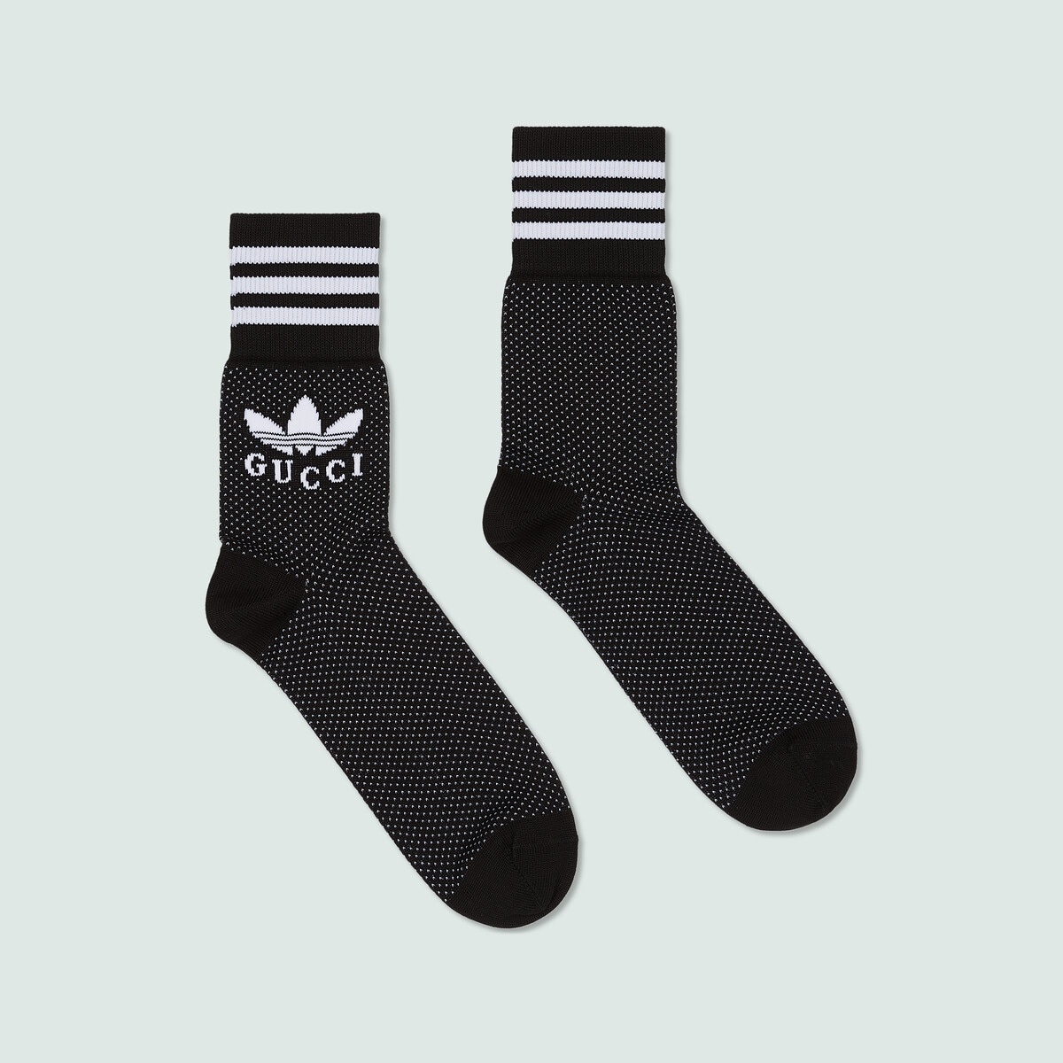 adidas x Gucci knit cotton ankle socks - 1