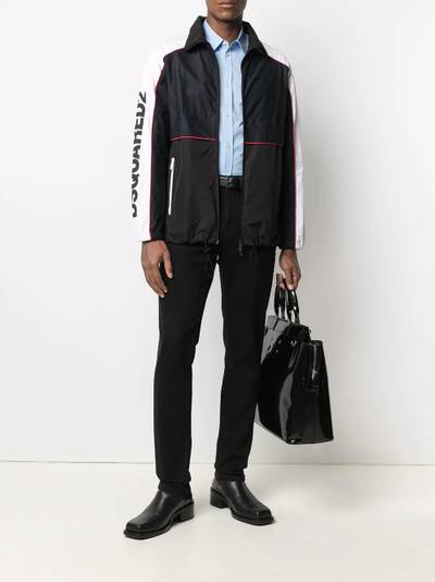 DSQUARED2 logo-print windbreaker outlook