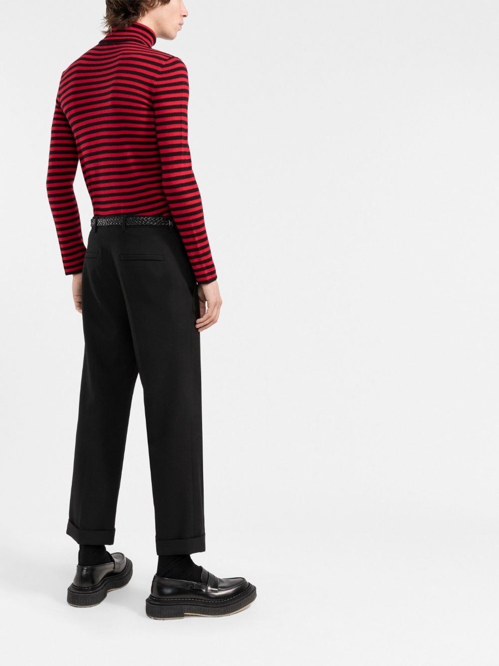 striped long-sleeve T-shirt - 4