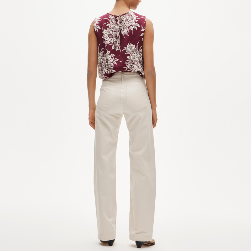 Wide-leg trouser in chino 5
