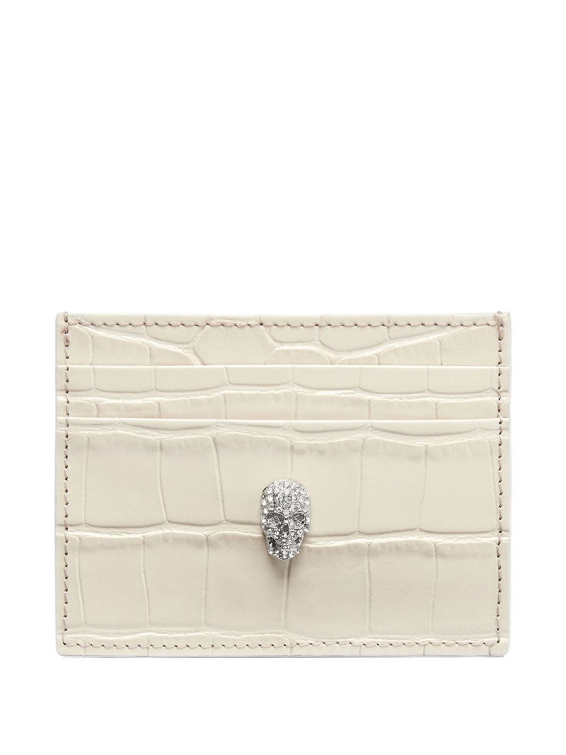 crocodile-print cardholder 1