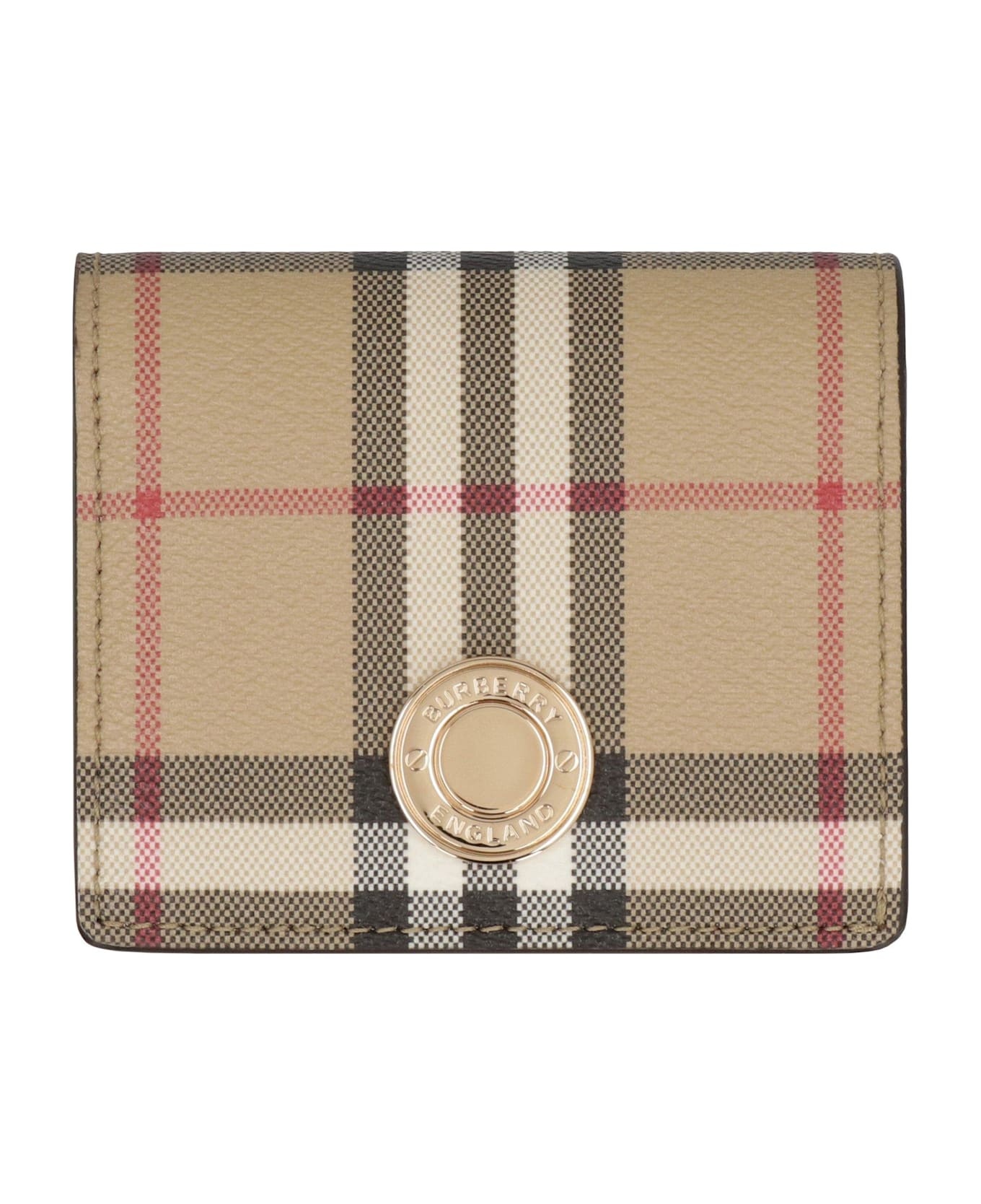 Vintage Check Folded Wallet - 1