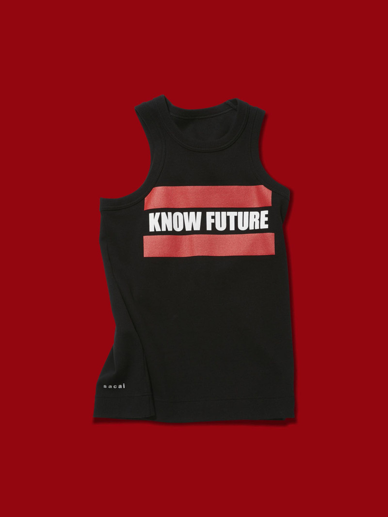 sacai KNOW FUTURE Tank Top outlook