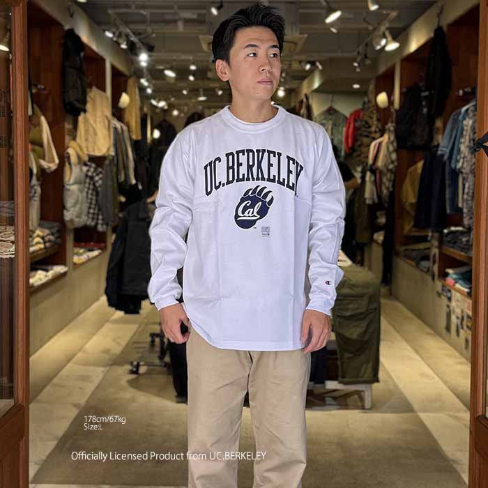 Made in U.S.A. T1011 - LONG SLEEVE T-SHIRT - UC BERKELEY - C5-C404 - 9