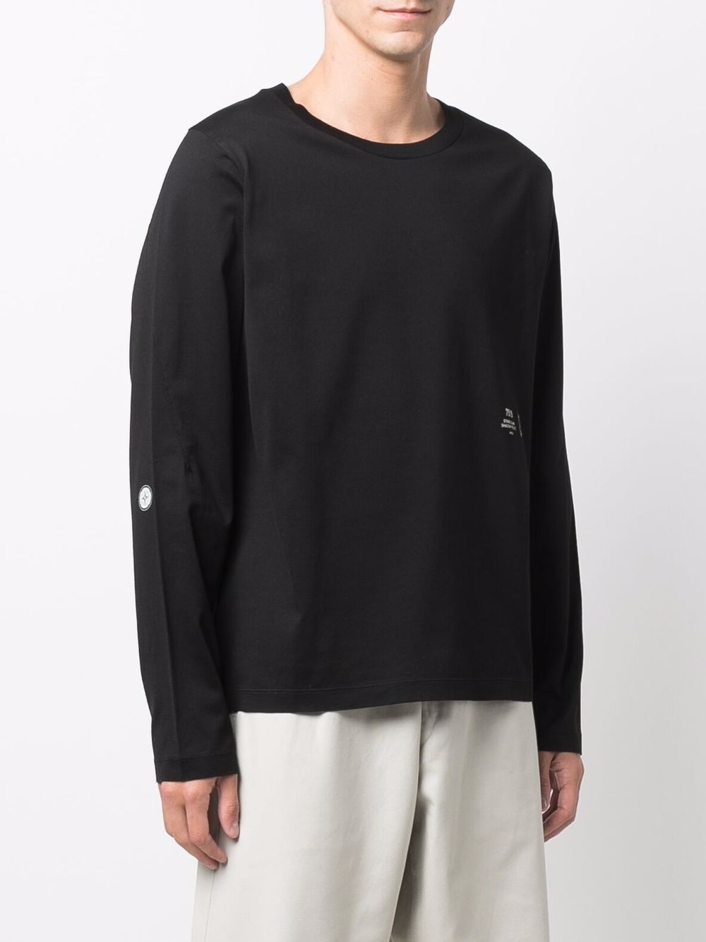 long-sleeve cotton T-shirt - 3