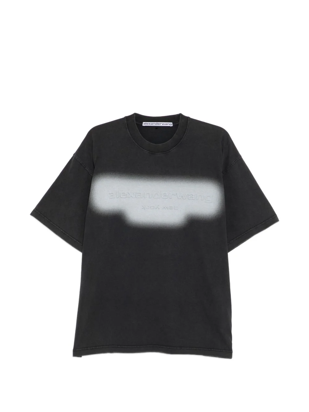 logo-embossed T-shirt - 1