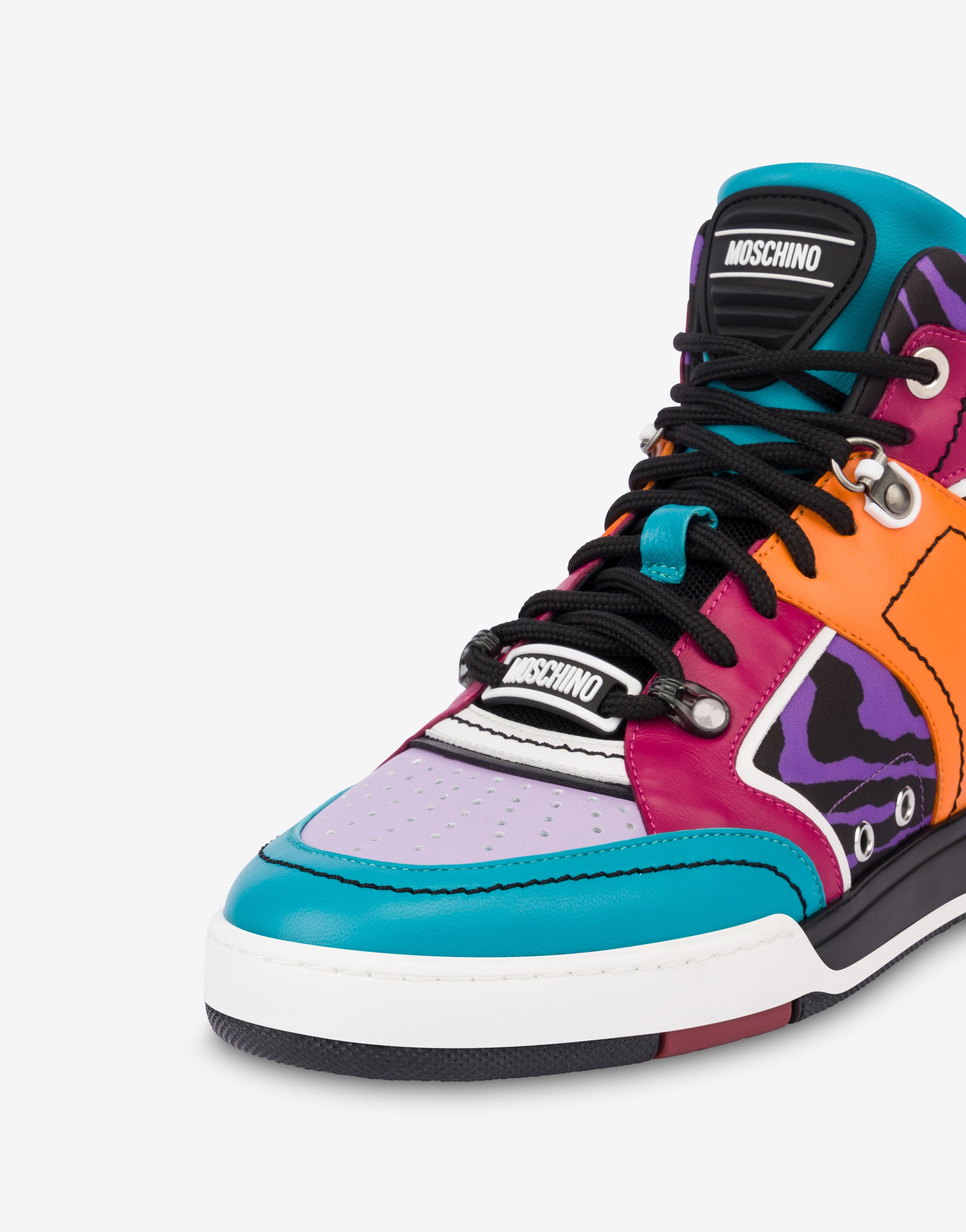 STREETBALL ASYMMETRICAL HIGH-TOP SNEAKERS - 6